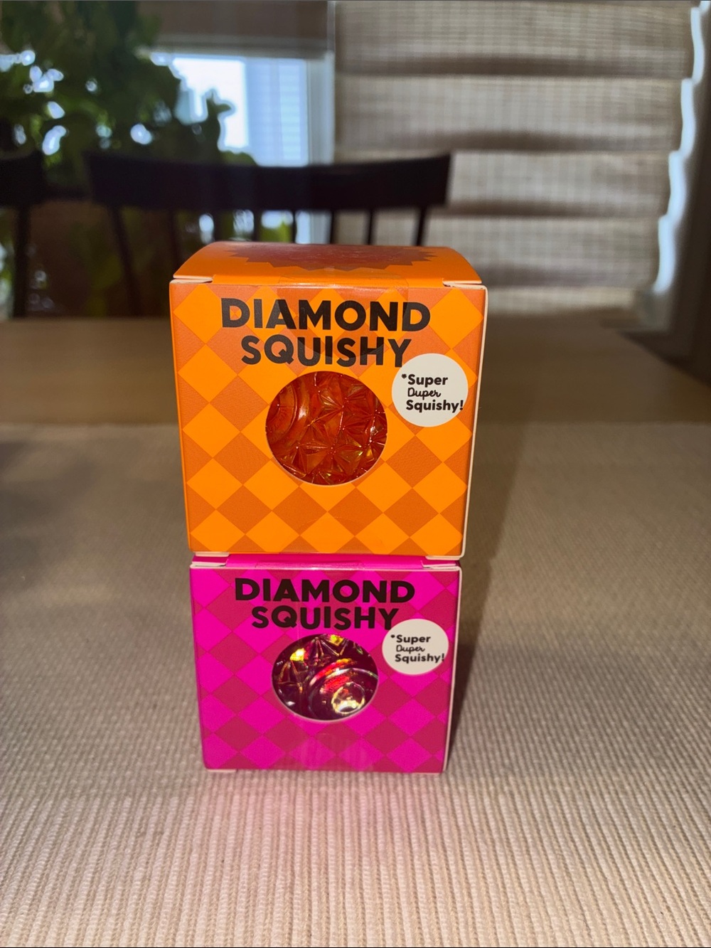 J’adore Diamond Squishy •Orange & Pink•